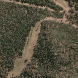 Satellite imagery of Chalk Mountain, AU