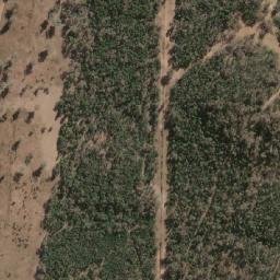 Satellite imagery of Chalk Mountain, AU