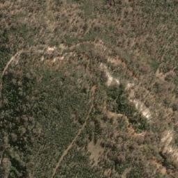 Satellite imagery of Chalk Mountain, AU