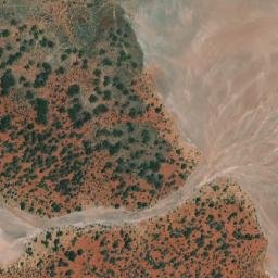 Satellite imagery of Mount Hogan, AU