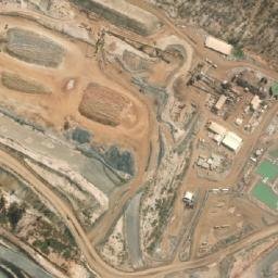 Satellite imagery of Edna May Mine, AU