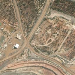 Satellite imagery of Edna May Mine, AU