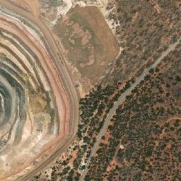 Satellite imagery of Edna May Mine, AU