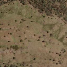 Satellite imagery of Footstool Mountain, AU