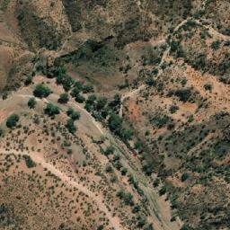 Satellite imagery of Mount Castor, AU