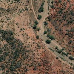 Satellite imagery of Mount Castor, AU