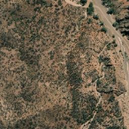 Satellite imagery of Mount Castor, AU