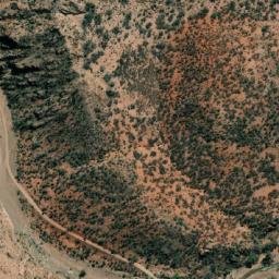Satellite imagery of Mount Castor, AU