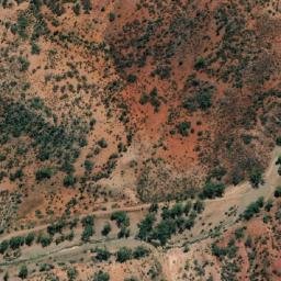 Satellite imagery of Mount Castor, AU