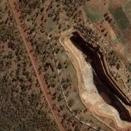 Satellite imagery of Lenebergs Find Mine, AU