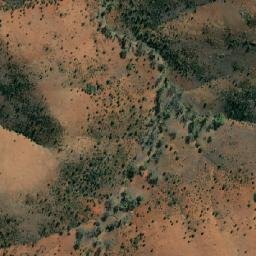 Satellite imagery of Mount Well, AU