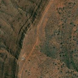 Satellite imagery of Mount Caernarvon, AU