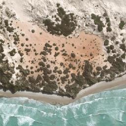 Satellite imagery of Twin Rocks, AU