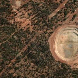 Satellite imagery of Frances Firness Mine, AU