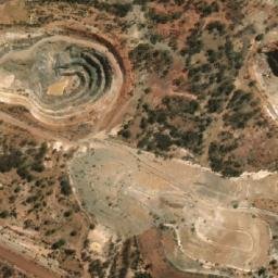 Satellite imagery of Nevoria Mine, AU