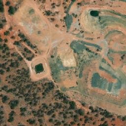 Satellite imagery of Corneys Find, AU