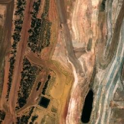 Satellite imagery of Mount Caudan, AU