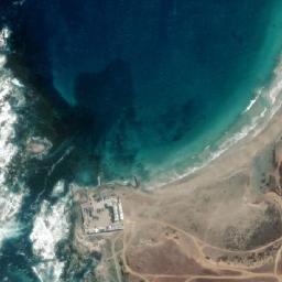 Satellite imagery of Punta Huentelauquén, CL