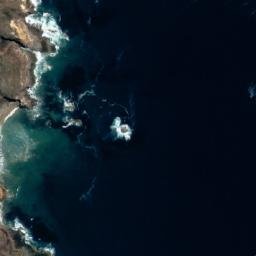 Satellite imagery of Diamond Head, AU