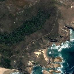 Satellite imagery of Diamond Head, AU