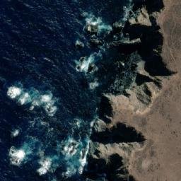 Satellite imagery of Punta Lobería, CL