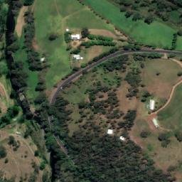 Satellite imagery of Spectacle Mountain, AU