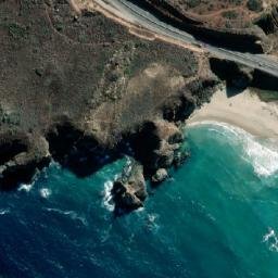 Satellite imagery of Punta Penitente, CL