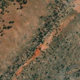 Satellite imagery of Mount Orkolo, AU