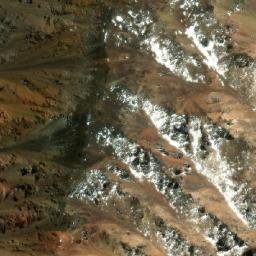 Satellite imagery of Cerro Boleadero, AR