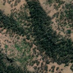 Satellite imagery of Sylphs Mountain, AU