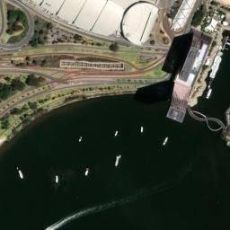 Satellite imagery of Point Zero, AU