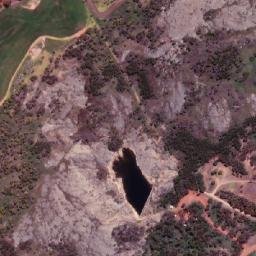 Satellite imagery of Toapin Rock, AU