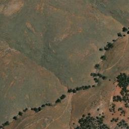 Satellite imagery of Mount Simms, AU