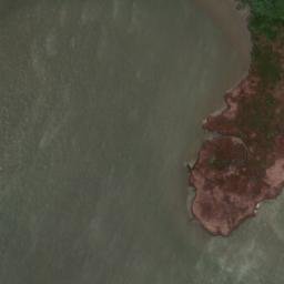 Satellite imagery of Ponta da Marambaia, BR
