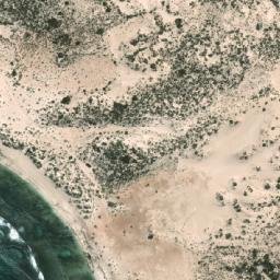 Satellite imagery of Cape Adieu, AU