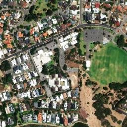 Satellite imagery of Point Roe, AU