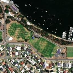 Satellite imagery of Point Roe, AU