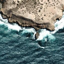 Satellite imagery of Cape Nuyts, AU