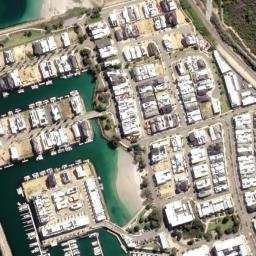 Satellite imagery of James Rocks, AU