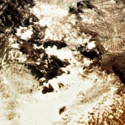 Satellite imagery of Cerro Ureta, AR