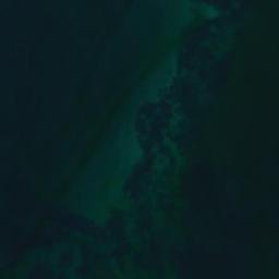 Satellite imagery of Channel Rock, AU