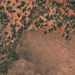 Satellite imagery of Mount Pyramid, AU