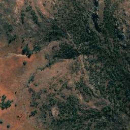 Satellite imagery of Mount Pyramid, AU