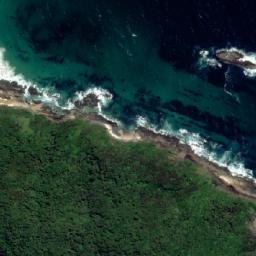 Satellite imagery of Cape Hawke, AU