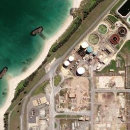 Satellite imagery of James Point, AU