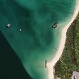 Satellite imagery of James Point, AU