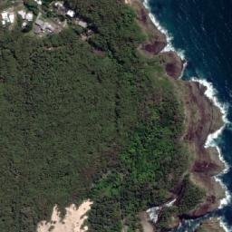 Satellite imagery of Seal Rocks, AU