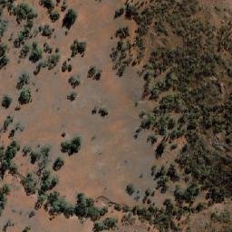 Satellite imagery of Conical Hill, AU