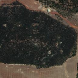 Satellite imagery of Powder Puff Hill, AU