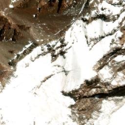 Satellite imagery of Cerro Aconcagua, AR